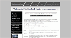 Desktop Screenshot of citynotebookcentre.com.au
